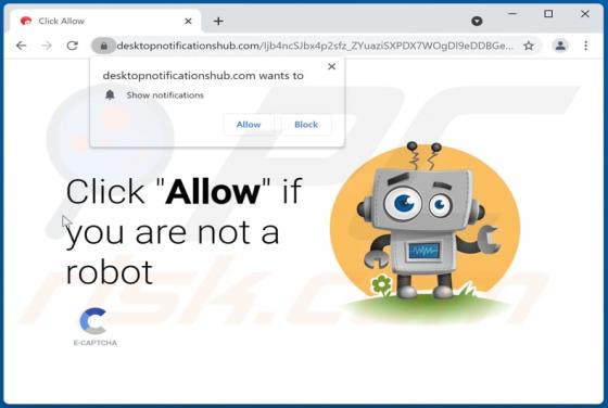 Anúncios Desktopnotificationshub.com