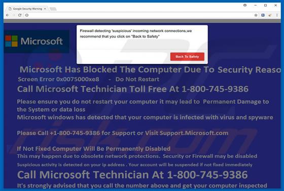 Fraude Microsoft Has Blocked The Computer