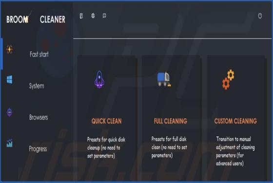 Aplicação Indesejada Broom Cleaner