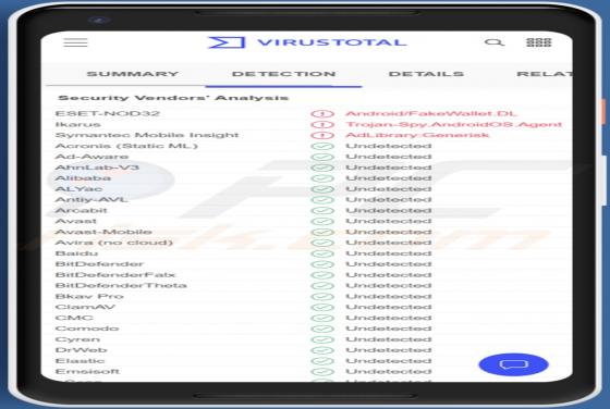 Malware Trust Wallet App (Android)