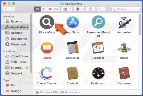 Adware AllocateType (Mac)