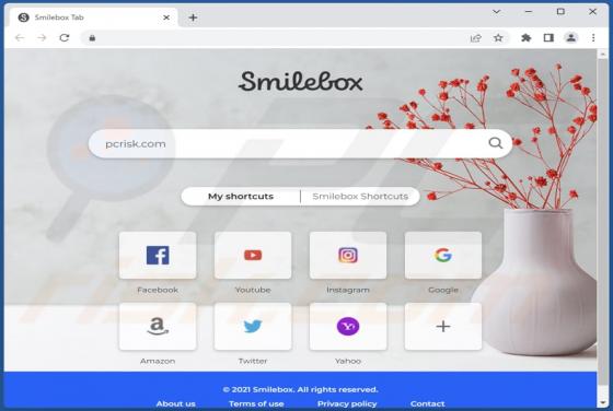 Sequestrador de Navegador Smilebox Tab