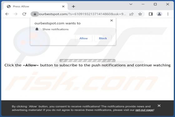 Anúncios Ourbestspot.com