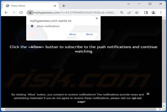 Anúncios Myhypenews.com