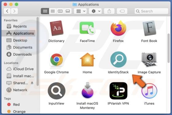 Adware IdentityStack (Mac)