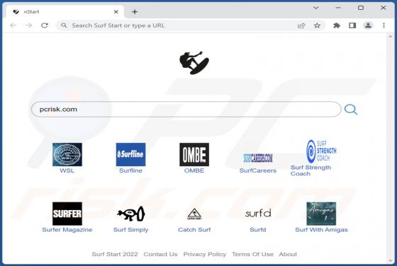 Sequestrador de Navegador Surf Start
