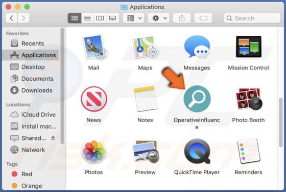 Adware OperativeInfluence (Mac)