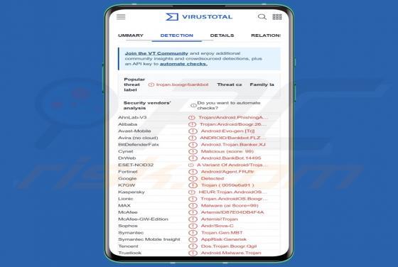 Trojan Bancário Nexus (Android)