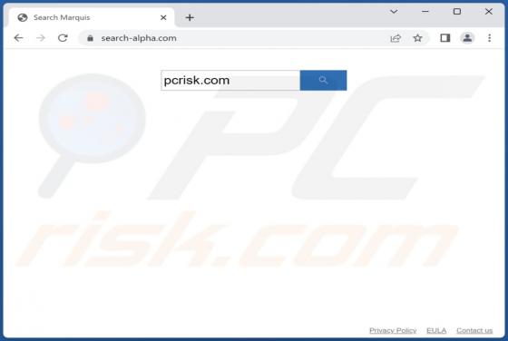 Redirecionamento Search-alpha.com (Mac)