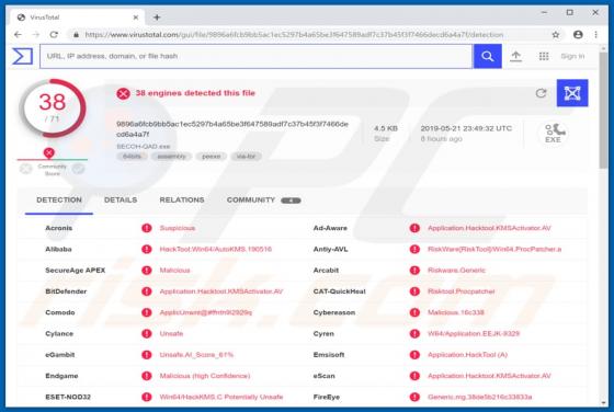 Vírus Secoh-qad.exe