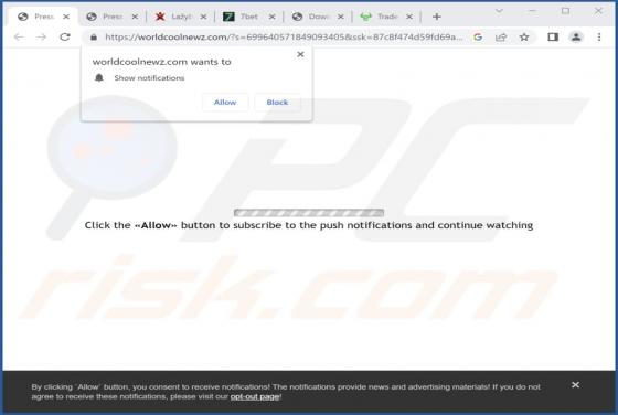 Anúncios Worldcoolnewz.com