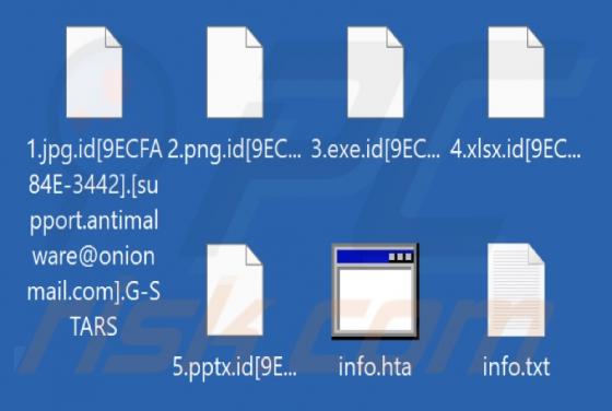 Ransomware G-STARS (Phobos)