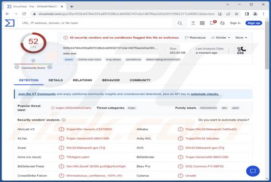Malware Whiffy Recon