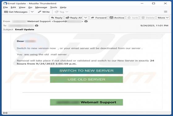 Fraude por Email Switch To New Version