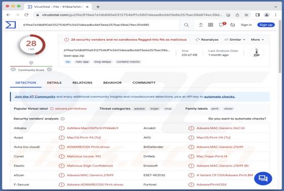 Adware Laser.app (Mac)