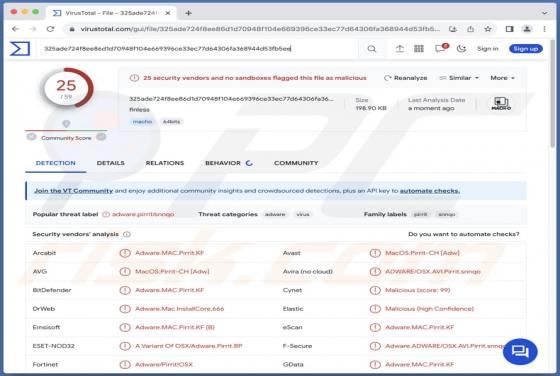 Adware Finless.app (Mac)
