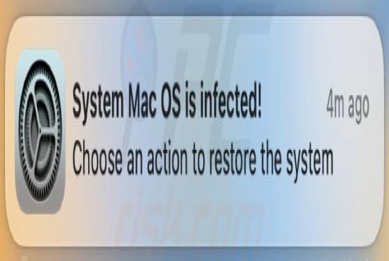 Fraude MacOS Is Infected - Virus Found Notification (Mac)