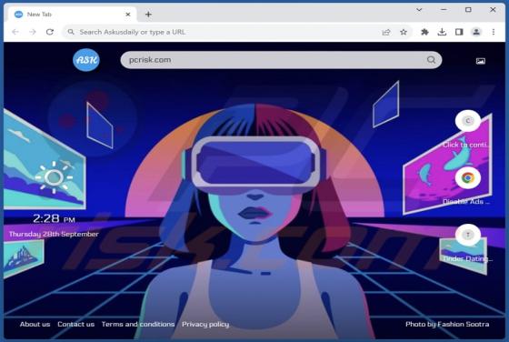 Sequestrador de Navegador Askusdaily