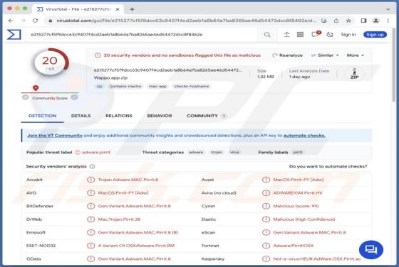 Adware Wappo.app (Mac)