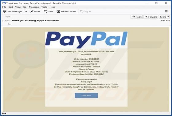Fraude por Email PayPal - Order Has Been Completed