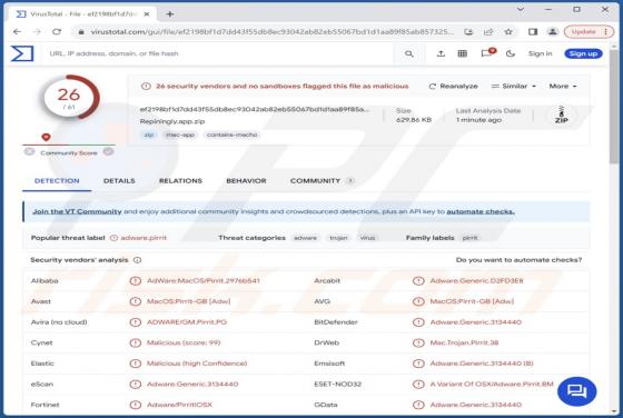 Adware Repiningly.app (Mac)