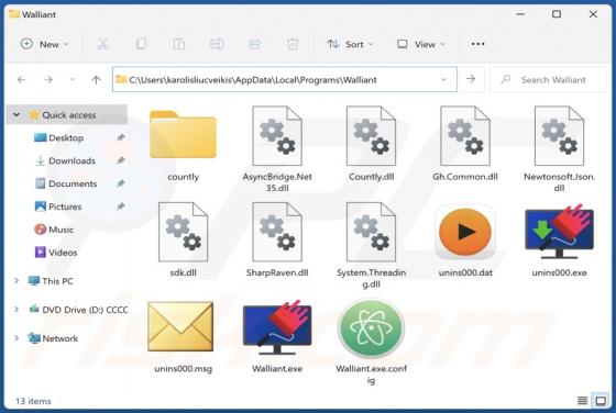 Aplicação Indesejada Walliant