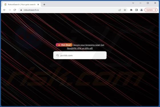 Redirecionamento Robustsearch.io