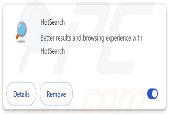Redirecionamento Hotsearch.io