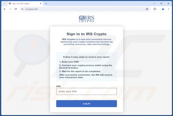 Fraude IRS Crypto