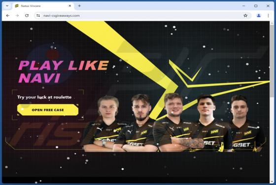 Counter Strike Giveaway Fraude