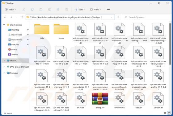TjboApp Aplicação Indesejada