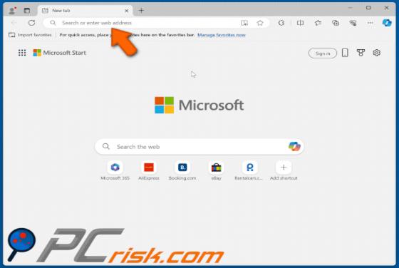 Redirecionamento Getsearchredirecting.com