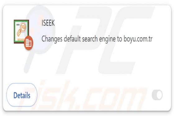 Sequestrador de Navegador ISEEK