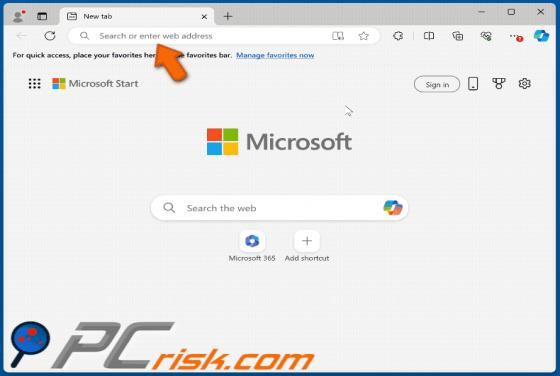 Microsoft Edge Redirecionamento Virus