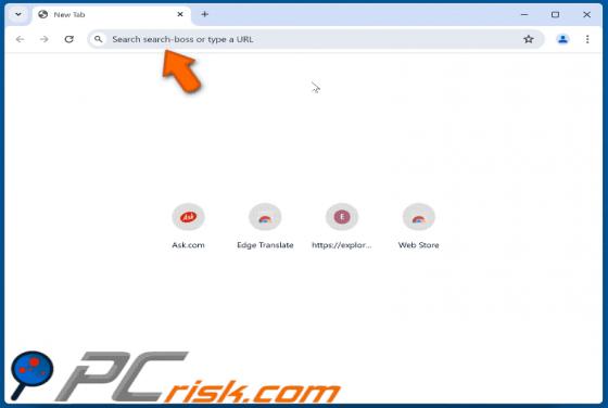 Redirecionamento Search-boss.com