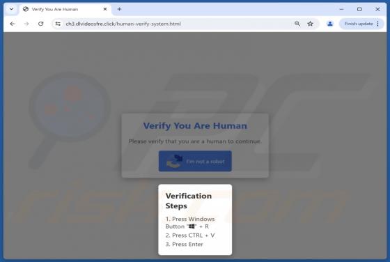 Verify You Are A Human (CAPTCHA) Fraude