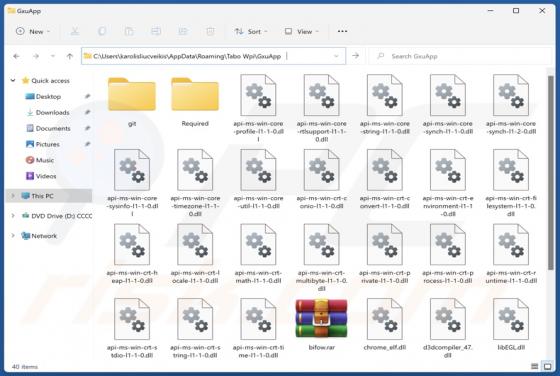 GxuApp Aplicação Indesejada