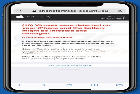 (10) Viruses Were Detected On Your iPhone POP-UP Fraude (Mac)