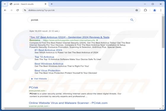 Redirecionamento doktox.com