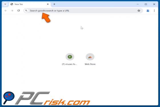 Redirecionamento goodtosearch.com