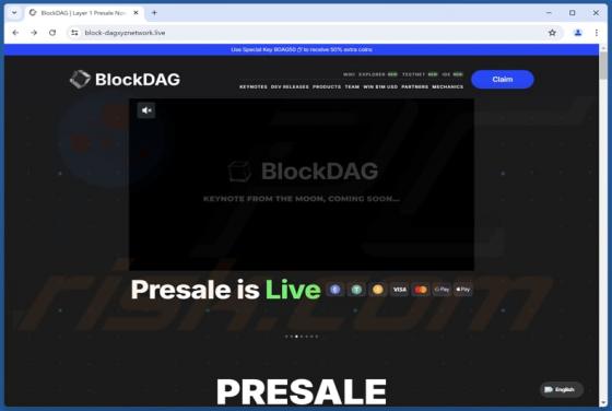 BlockDAG Presale Fraude
