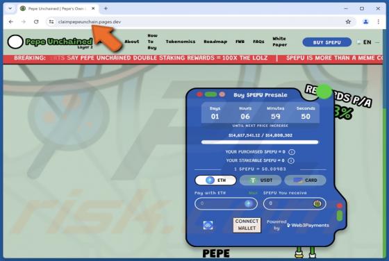 $PEPU Presale Fraude