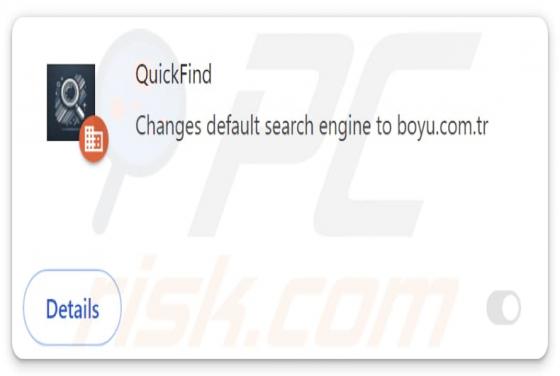 Sequestrador de navegador QuickFind