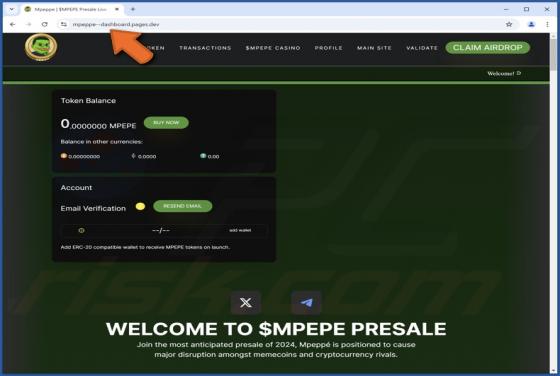 $MPEPE PRESALE Fraude
