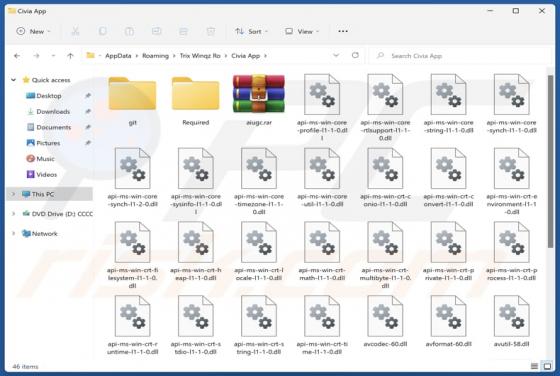 Civia App Aplicação não desejada