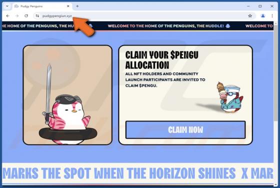 CLAIM YOUR $PENGU ALLOCATION Fraude