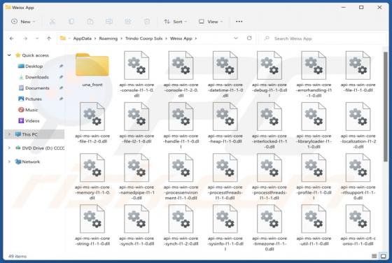 Weisx App Aplicação não desejada