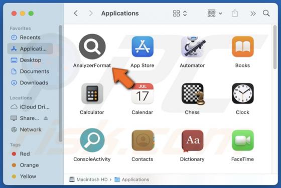 AnalyzerFormat Adware (Mac)