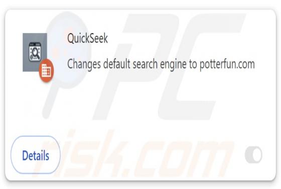 Sequestrador de navegador QuickSeek