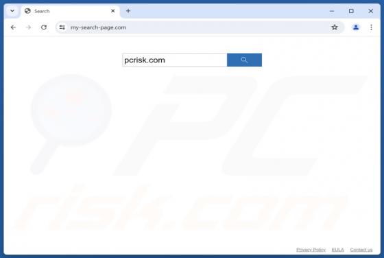 Redireccionamento My-search-page.com